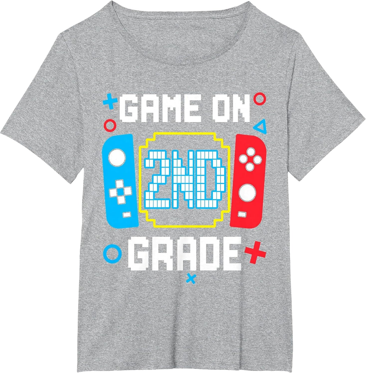 2nd Grade for Boys Back to School First Day of Second Grade T-Shirt - Heather Grey