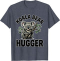 Koala Bear Hugger Funny Koala Lover Cute Animal Humor T-Shirt - Heather Blue