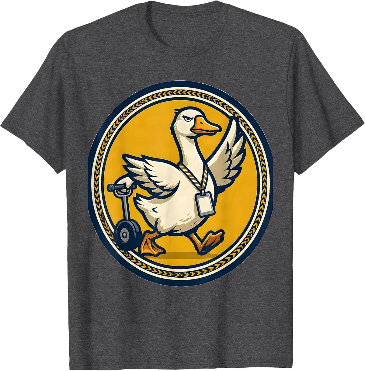 Goose Paraprofessional Para Life SPED Teacher Humor T-Shirt - Dark Heather Grey