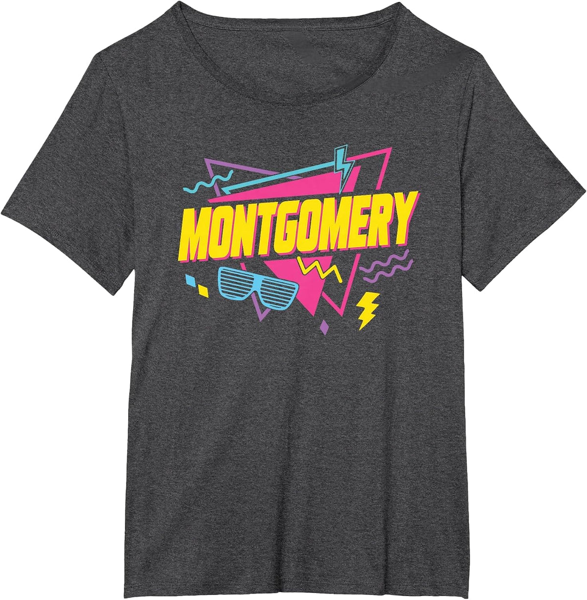 80s Montgomery T-Shirt - Dark Heather Grey