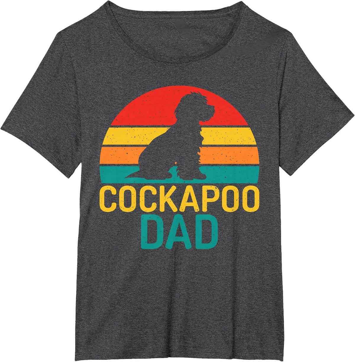 Cockapoo Dad Cockapoo T-Shirt - Dark Heather Grey