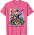 Throw Me Something Mister Mardi Gras Design T-Shirt - Pink Heather