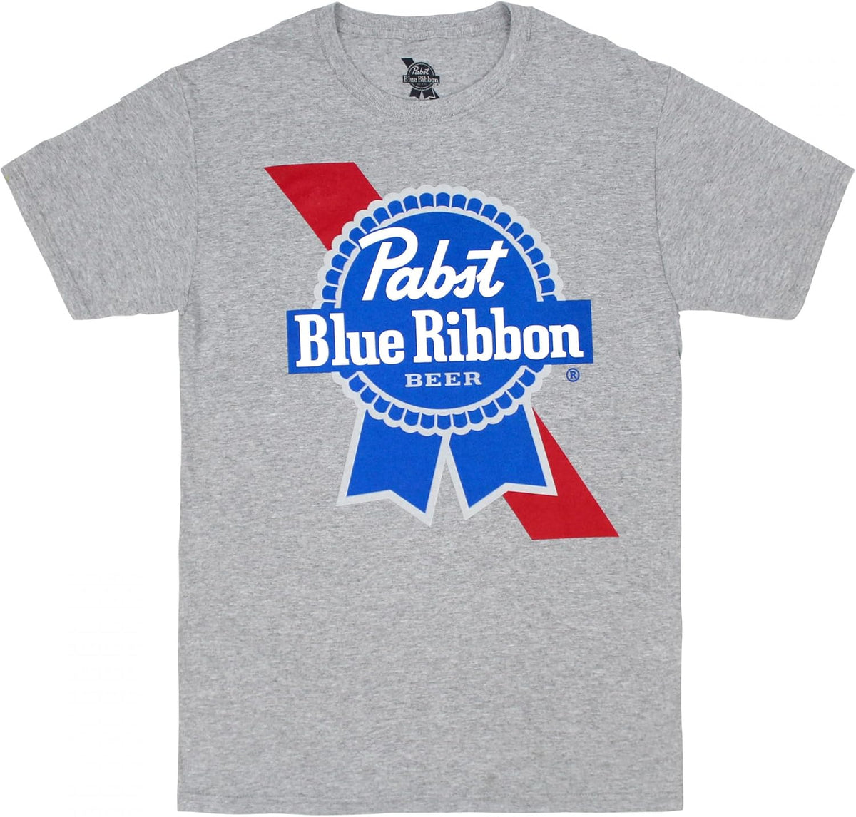 Brew City Pabst Blue Ribbon Beer Logo T-Shirt - As Pictured