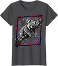 Women's Sleeping Koala Comic Book Animal Lover Gift T-Shirt - Dark Heather Grey