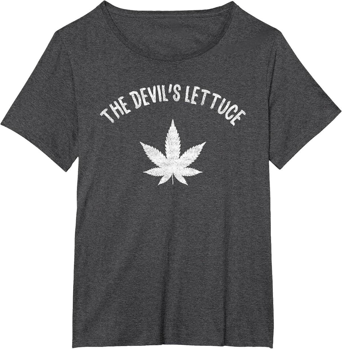 The Devil's Lettuce T-Shirt - Dark Heather Grey