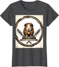 Women's Guinea Pig Vintage Pet Lover Funny Animal Humor T-Shirt - Dark Heather Grey