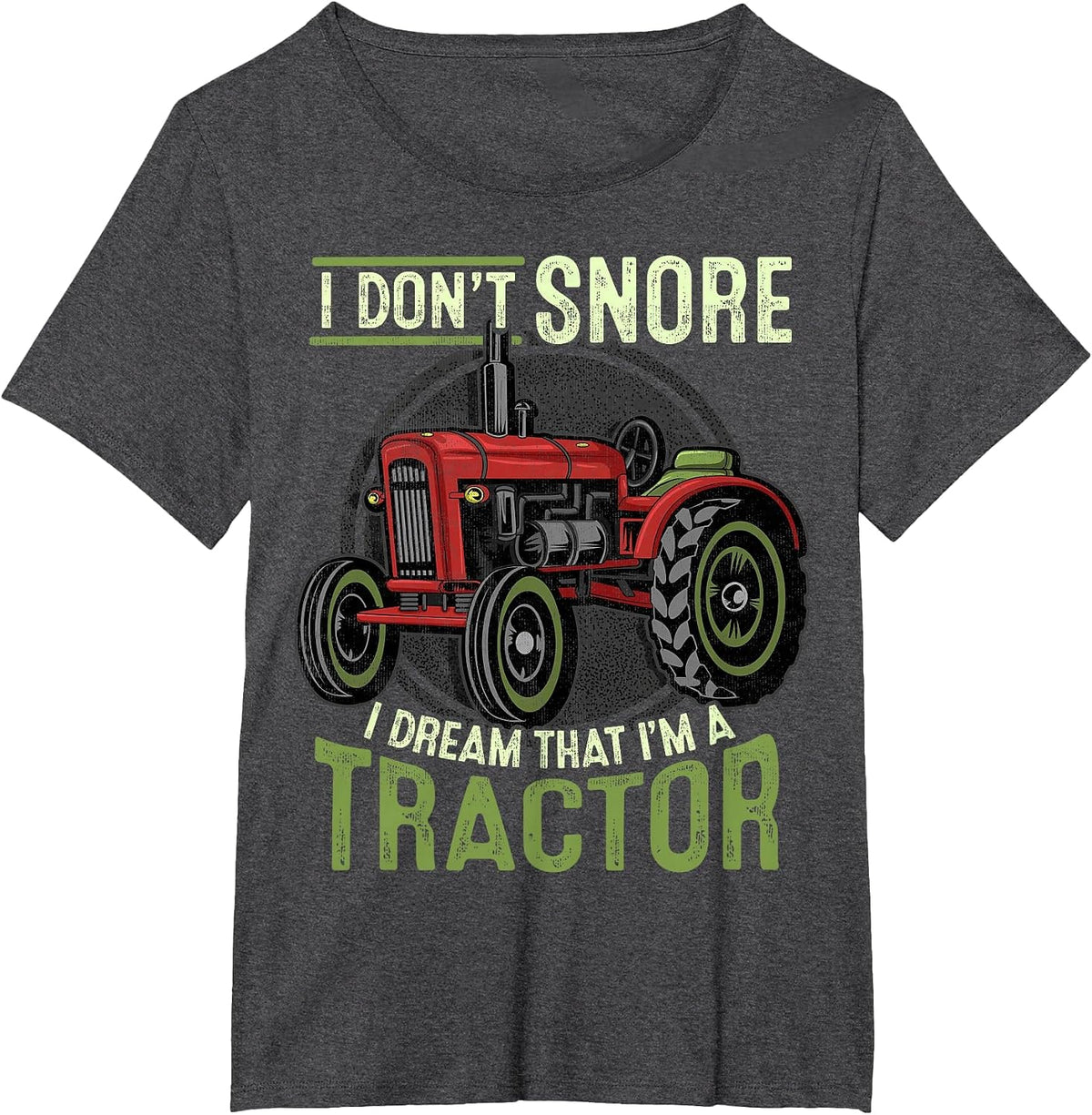 Tractor Farmer Rancher Tractors T-Shirt - Dark Heather Grey