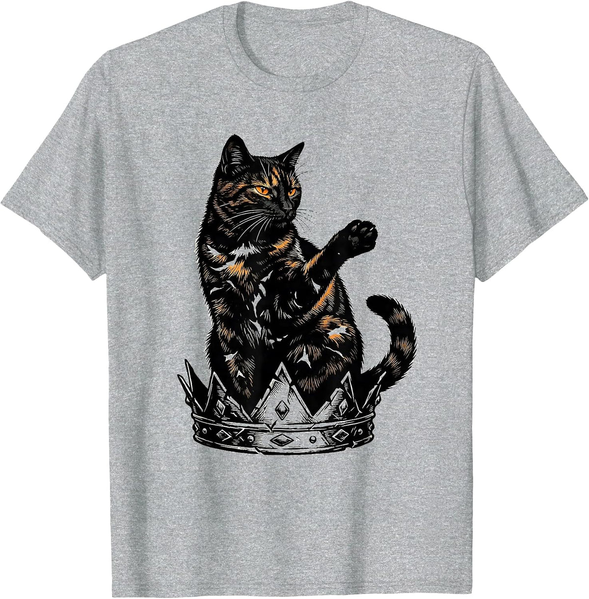 Men's Tortitude Tortoiseshell Cat Owner Tortie Cat Lover T-Shirt - Heather Grey
