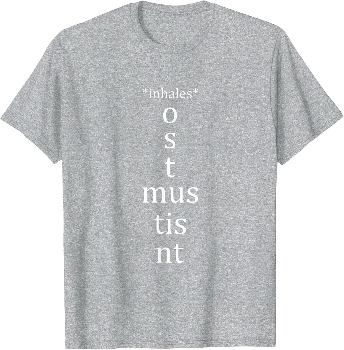 Present Active Conjugation - Latin Teacher Latin Language T-Shirt - Heather Grey