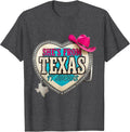 Men's She's From Texas It Shows Cowgirl Glam Western Pride T-Shirt - Dark Heather Grey