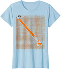 Women's Diamond Grid Koala Humor Animal Lover Gift T-Shirt - Baby Blue