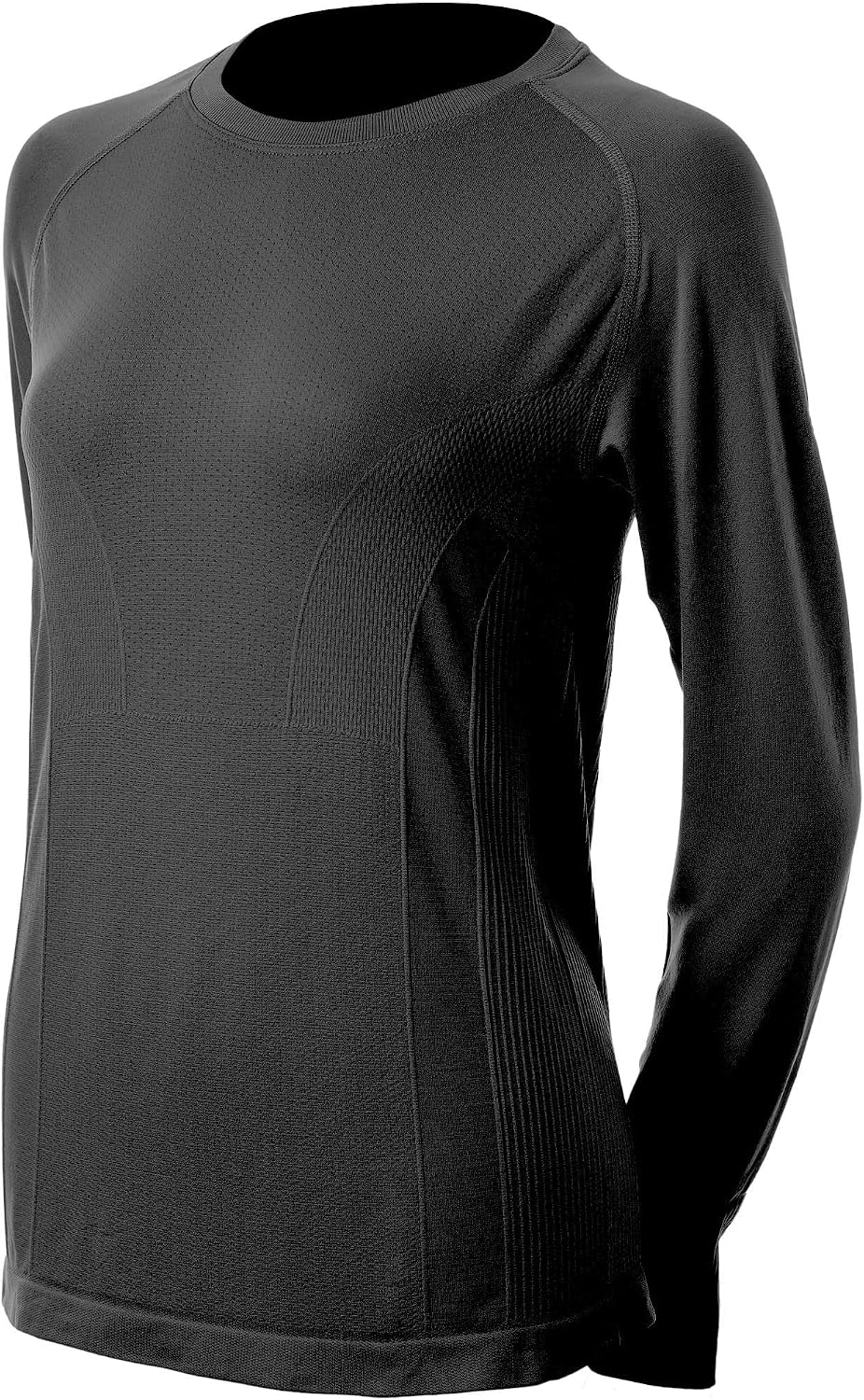 Equinavia Elin Womens Seamless Long Sleeve Top - Black