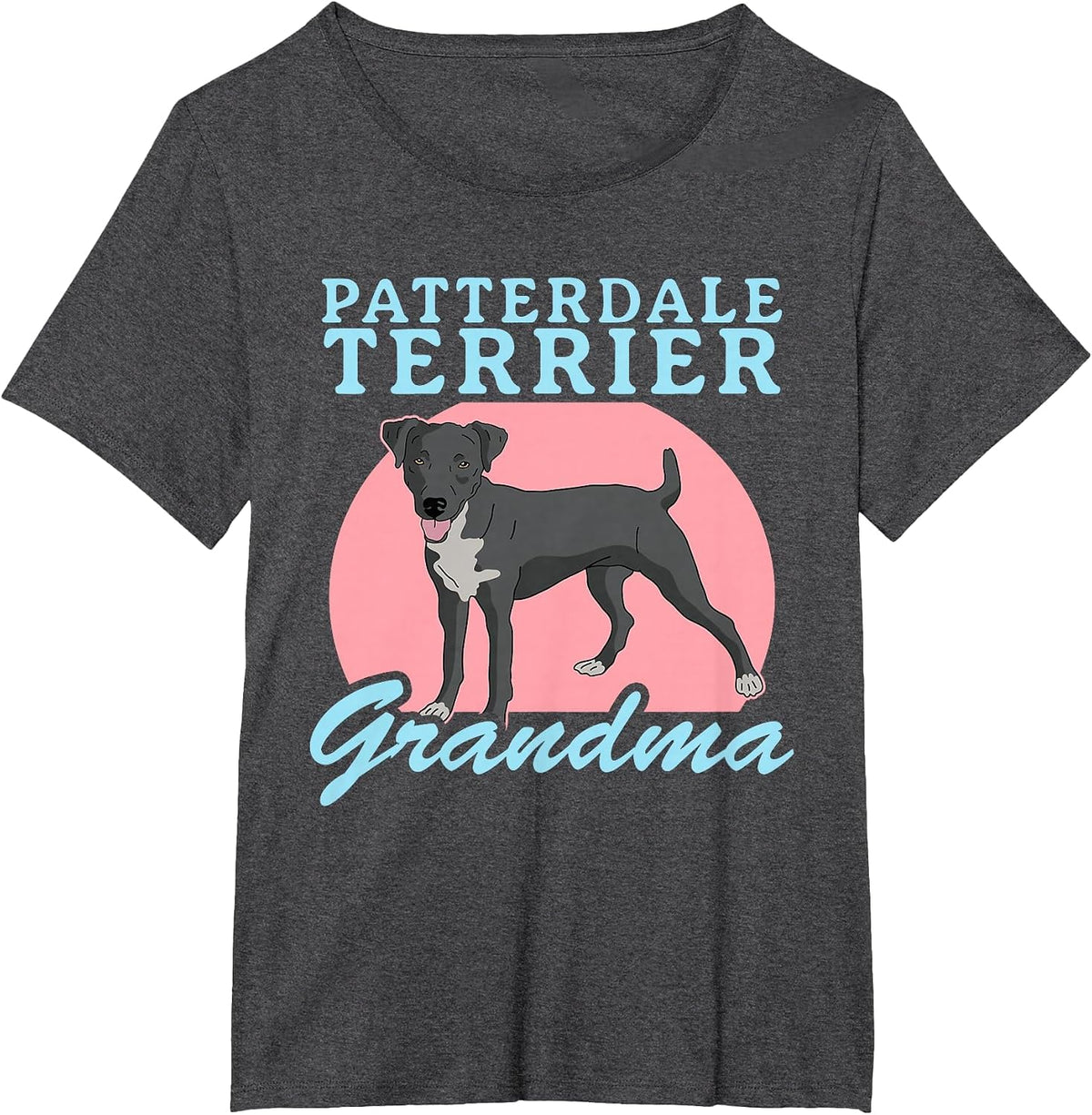 Patterdale Terrier Grandma Dog Owner Patterdale Terrier T-Shirt - Dark Heather Grey