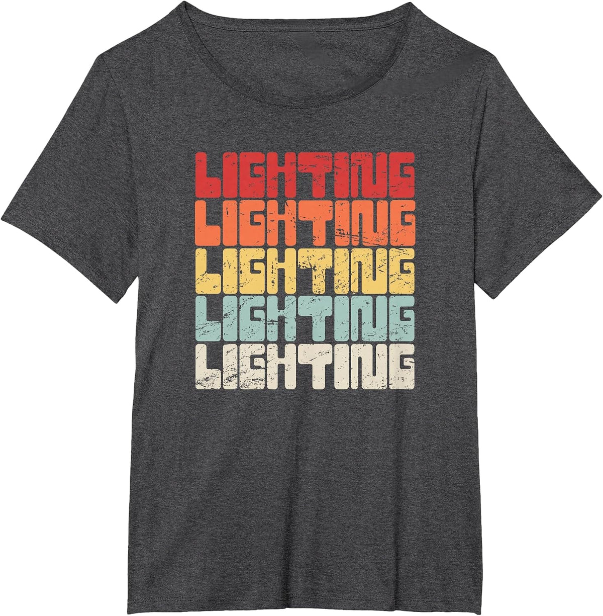 Vintage Theater & Stage Lighting LD/Lighting Designer T-Shirt - Dark Heather Grey