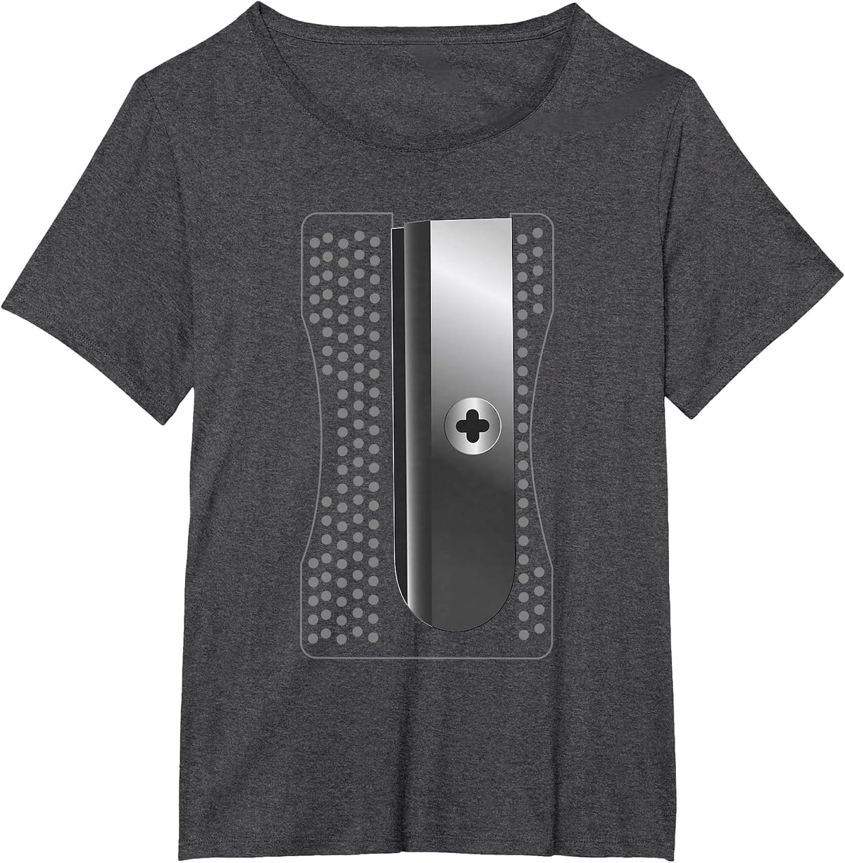 Sharpener Teacher Halloween Costume Funny School Student T-Shirt - Dark Heather Grey