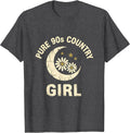 Men's Pure 90s Country Girl Graphic Design T-Shirt - Dark Heather Grey