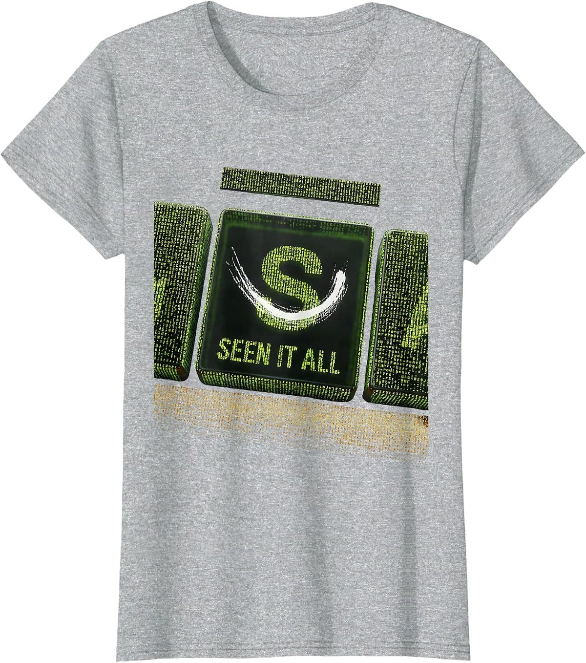 Seen It All Funny Periodic Table Chemistry Teacher Humor T-Shirt - Heather Grey