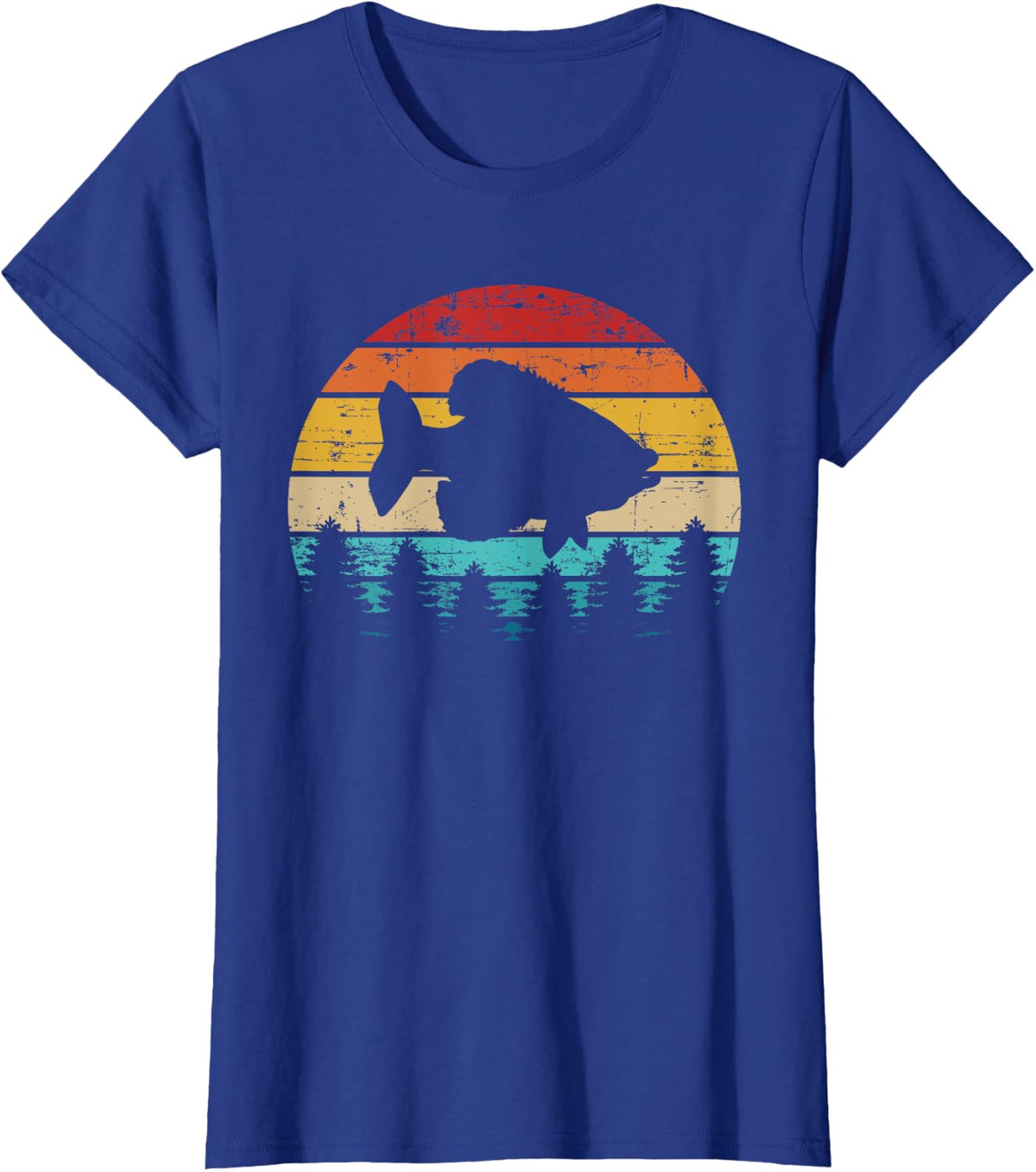Crappie vintage retro T-Shirt - Royal Blue