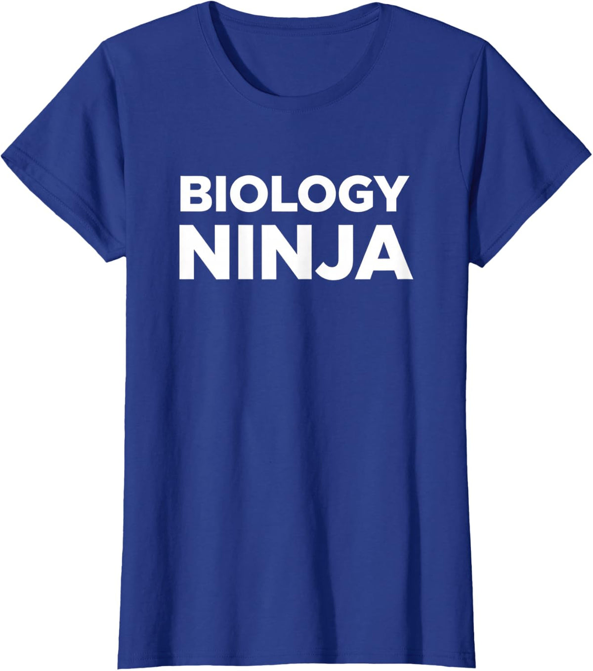 Biology Ninja Funny Science Teacher for Girls T-Shirt - Royal Blue