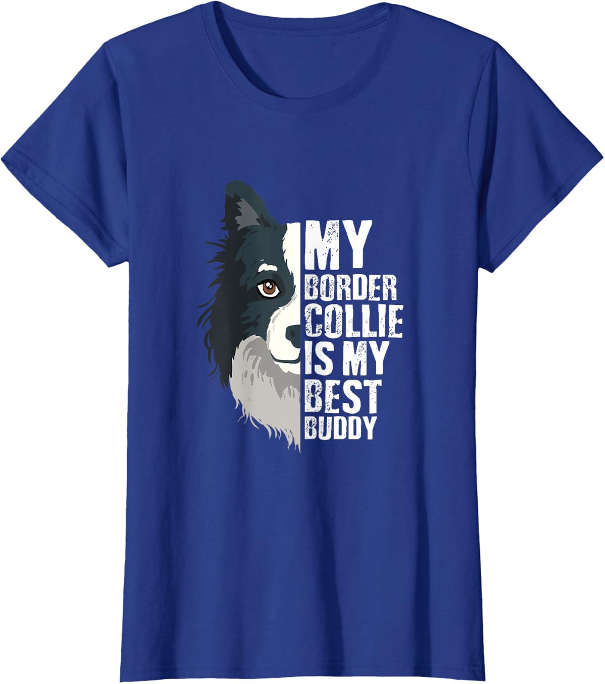 Border Collie Gift For A Dog Owner T-Shirt - Royal Blue