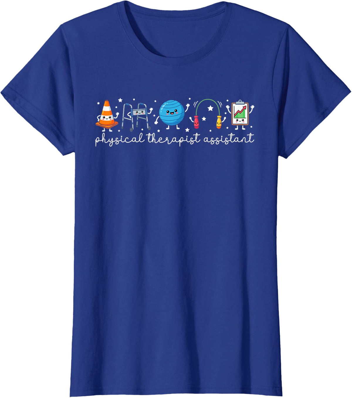Physical Therapist Assistant Appreciation PTA T-Shirt - Royal Blue
