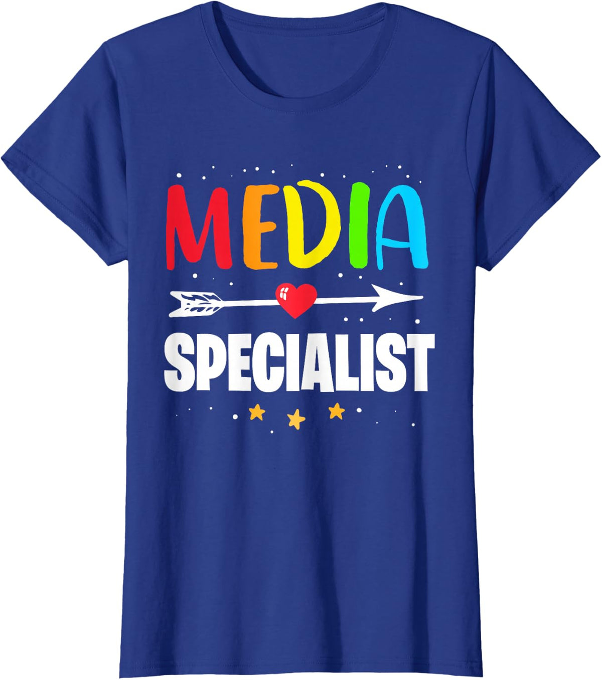 Funny Appreciation Week School Library Media Specialist T-Shirt - Royal Blue