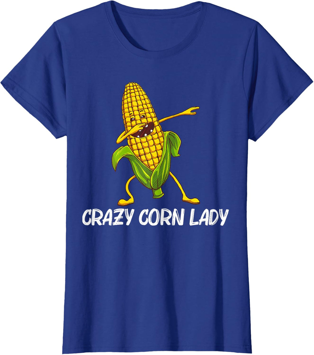 Funny Corn Gift For Women Mom Corn On The Cob Costume Farmer T-Shirt - Royal Blue