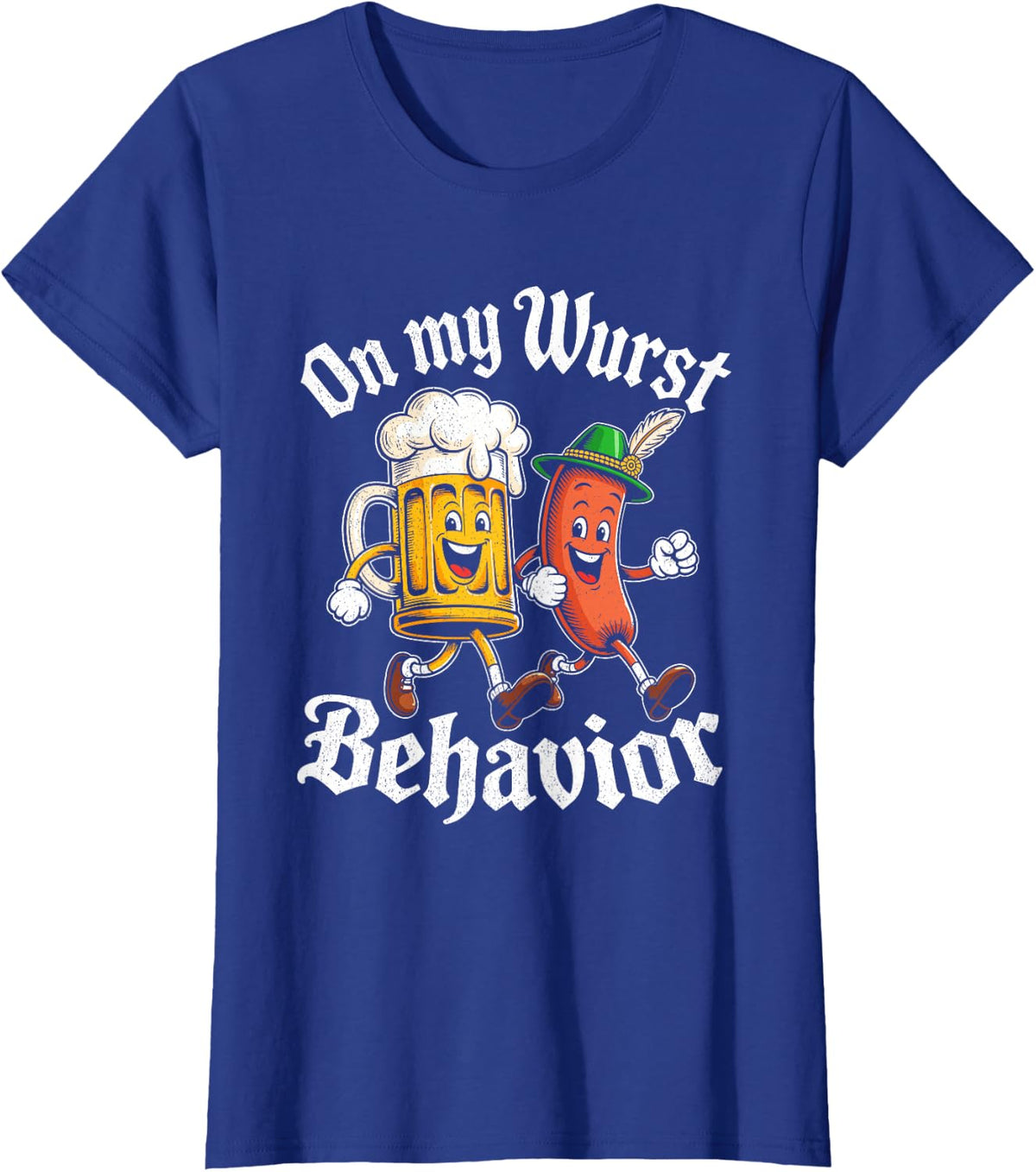 German Men Women T-Shirt - Royal Blue