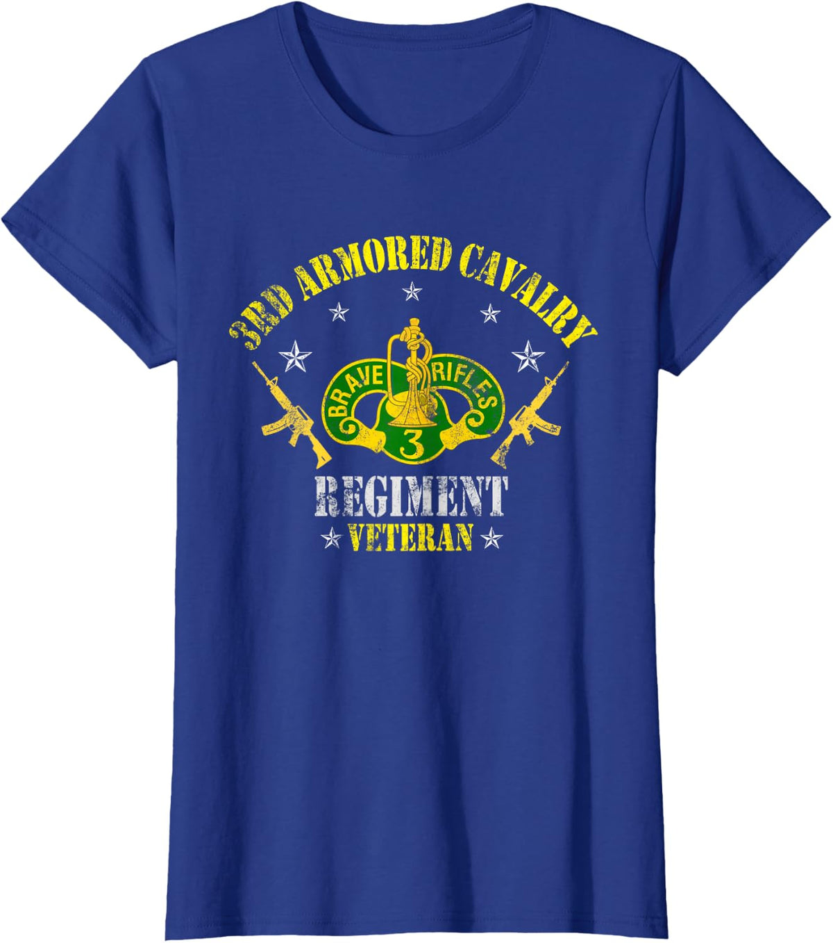 3rd Armored Cavalry Regiment Veteran Patriotic Veterans Day T-Shirt - Royal Blue