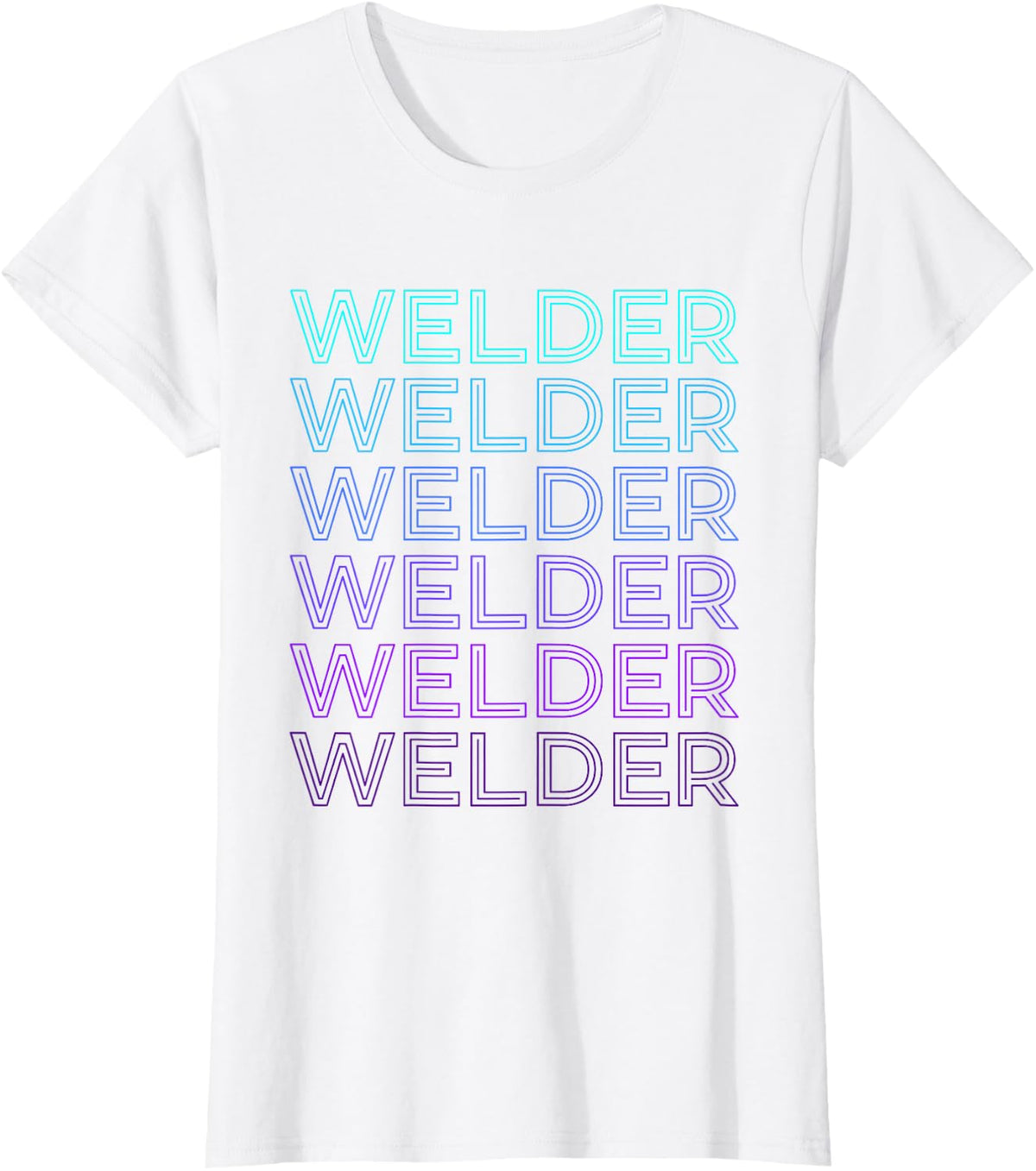 Welder Weld Welding Retro T-Shirt - White