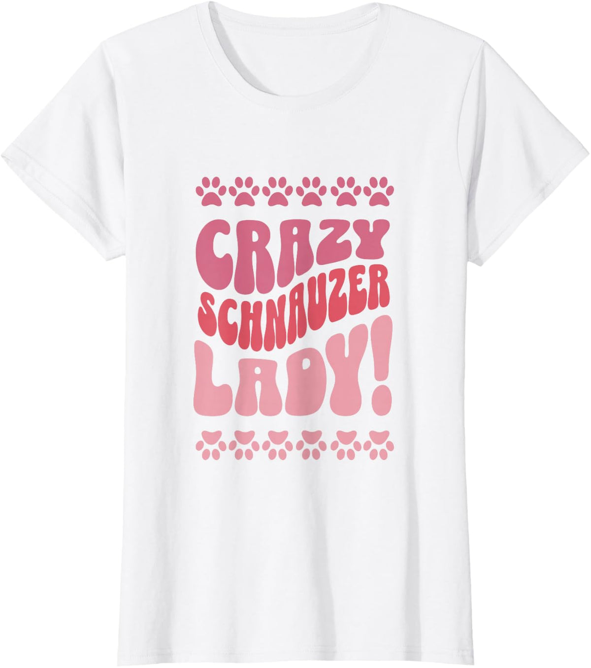 Crazy Airedale Terrier Lady Design for Dog Lovers T-Shirt - White