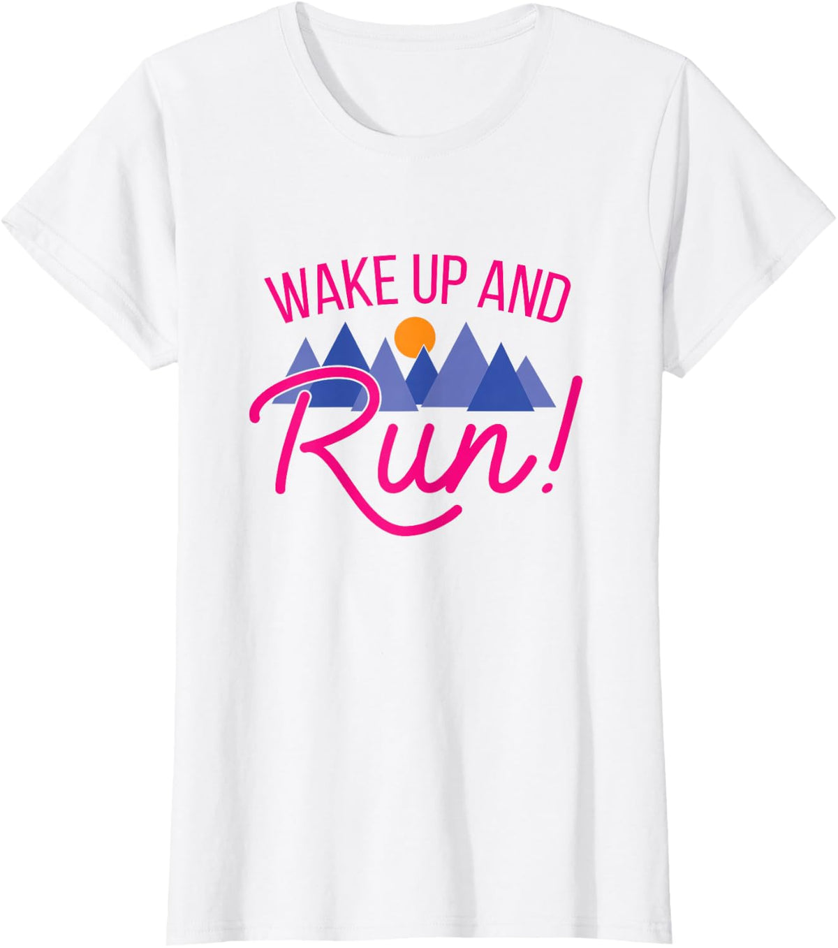 Outdoor Runner Motivational Saying T-Shirt - White