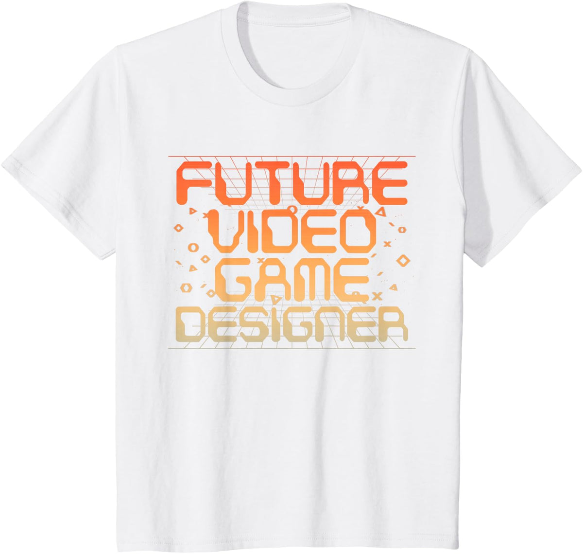 Game Designer Art for Kids Girls Gamer Video Game Designer T-Shirt - White