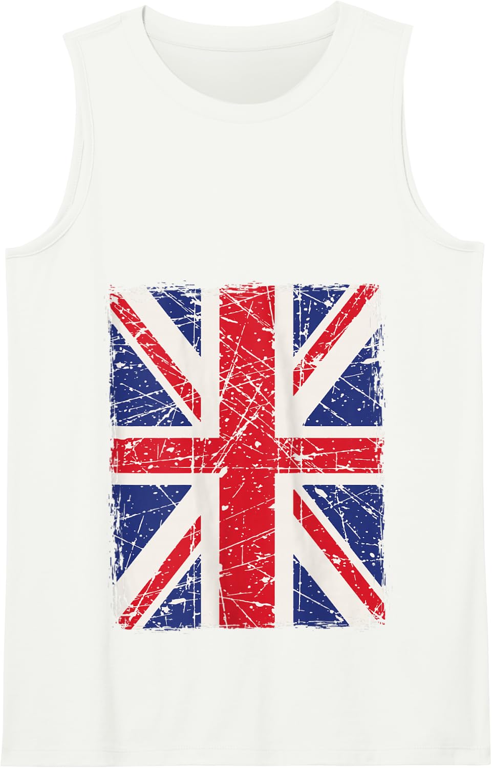 Union Jack, British flag Tank Top - White