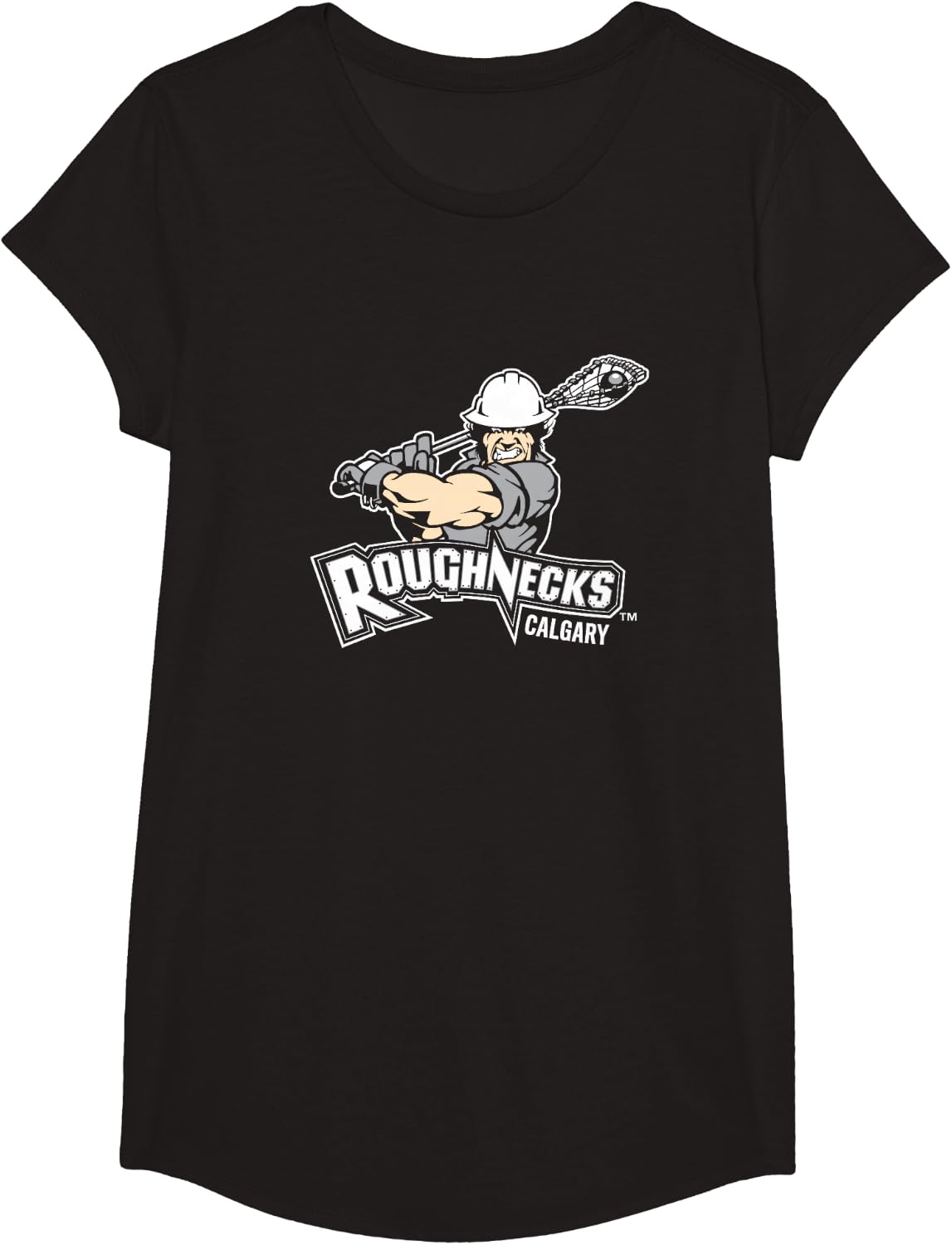 NLL Calgary Roughnecks 2026-27 Shirsey Tyler Pace #68 T-Shirt - Girls Black