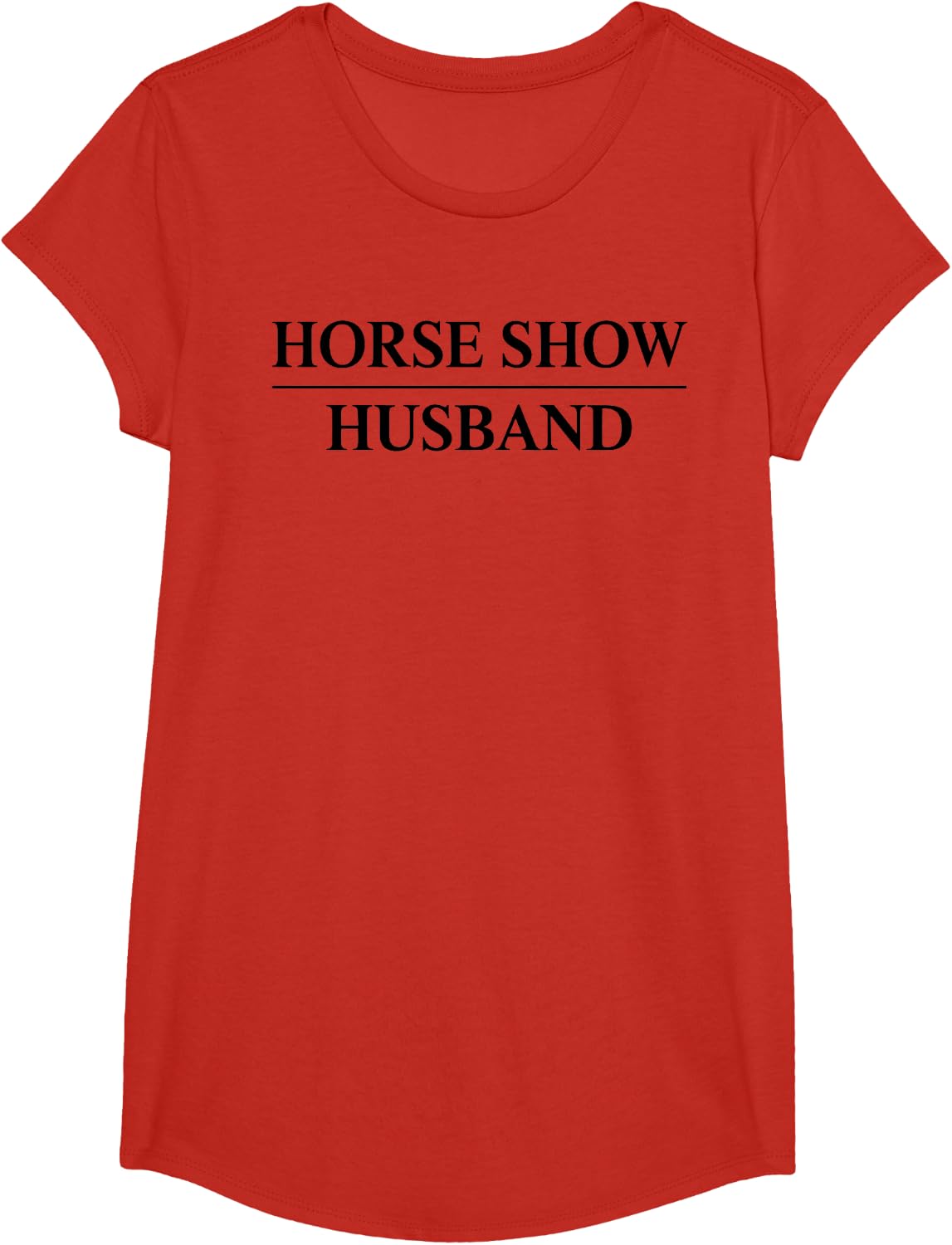 Horse Show Art for Men Boys Dad Equestrian Horse Show T-Shirt - Girls Red
