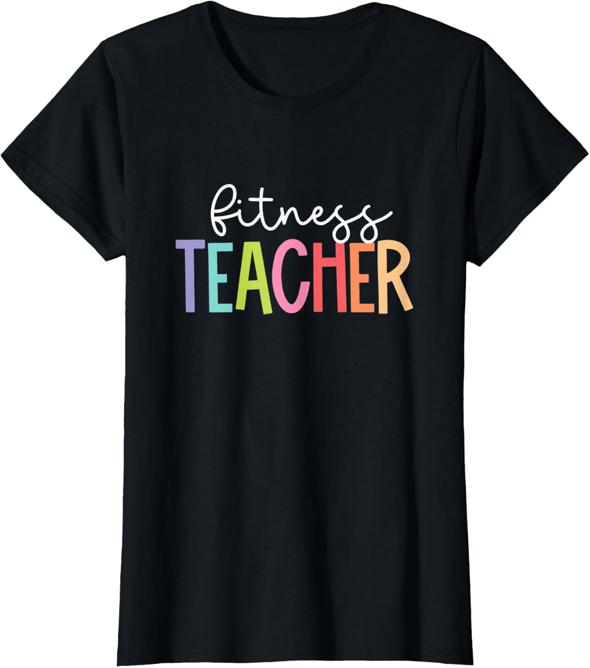 Teacher Appreciation School PhyEd Fitness Teacher T-Shirt for Men Women - Black