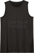 A Little Ray of Pitch Black Tank Top - Black