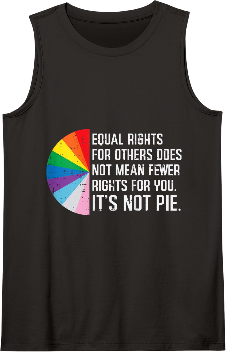 Lgbt Equal Rights For Others Gay Pride Month Men Women Kids Tank Top - Black