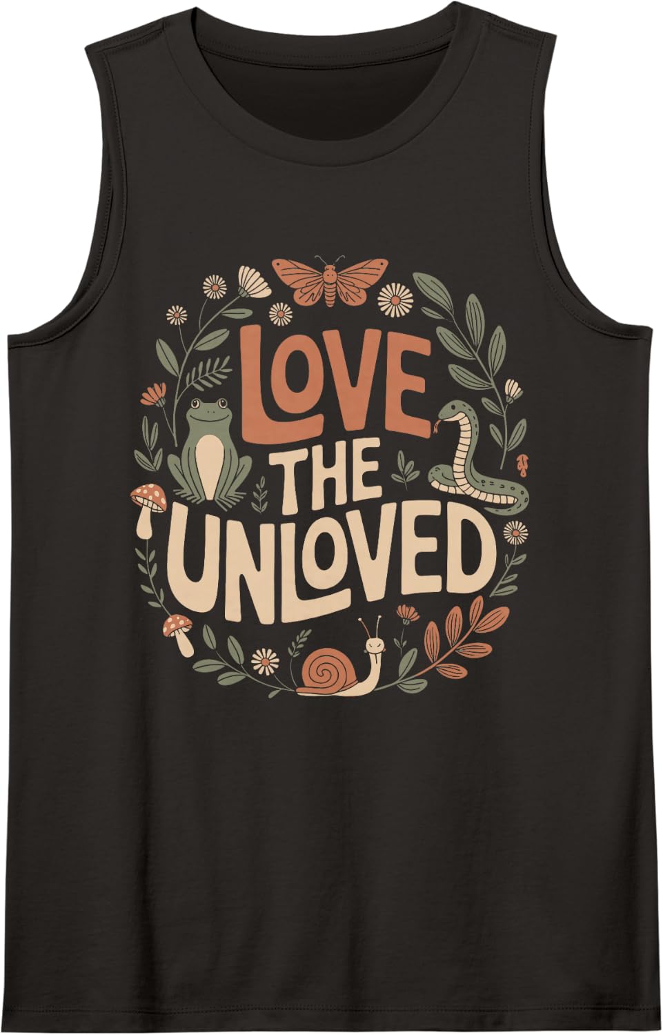 Love the Unloved SPED Motivation for Students and Teachers Sleeveless Tank Top - Black
