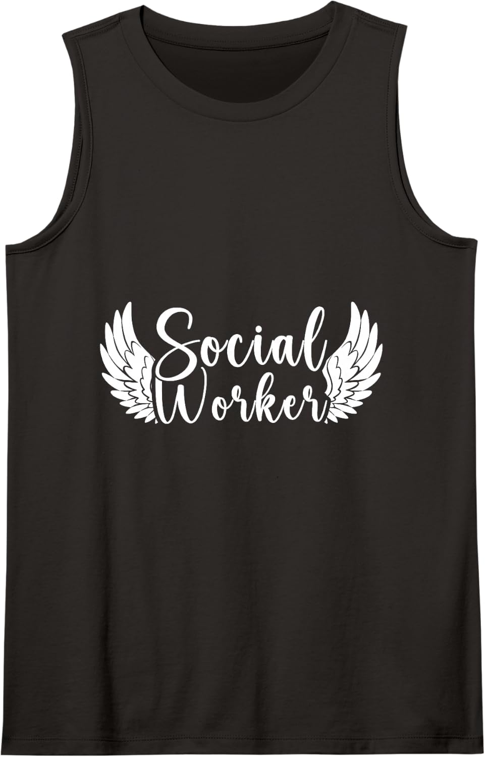 Social Worker Quote Worker Social Worker Sleeveless Tank Top - Black