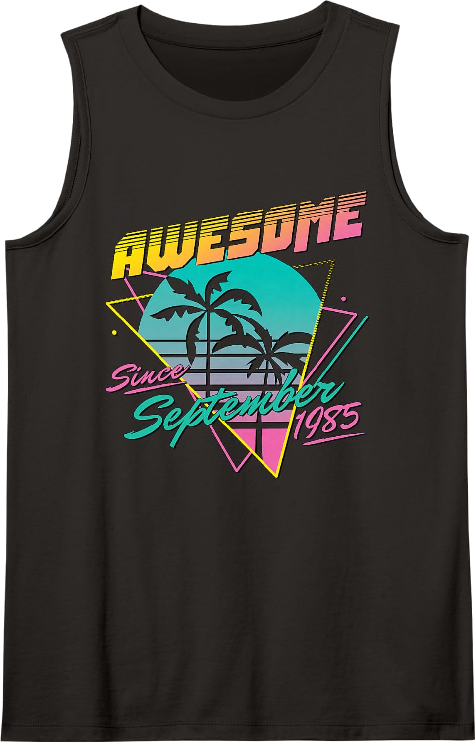 Awesome Since September 1985 Tank Top - Black