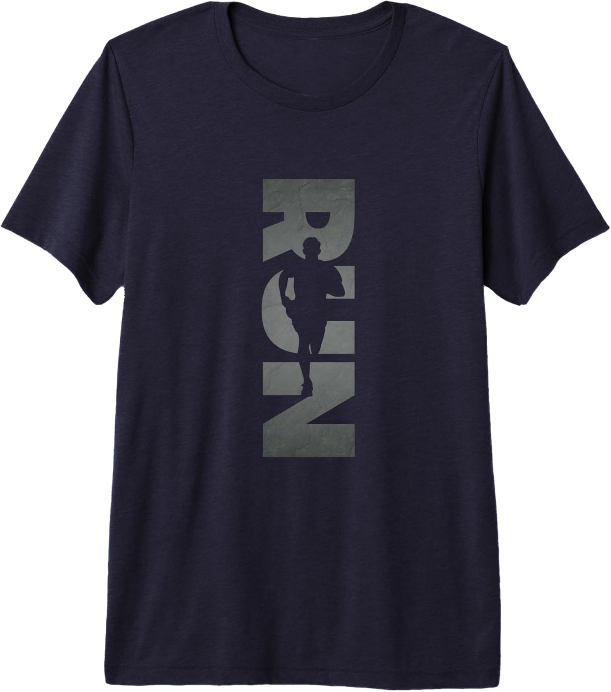 Run Runner Running Premium Tri-blend T-Shirt - Navy Blue