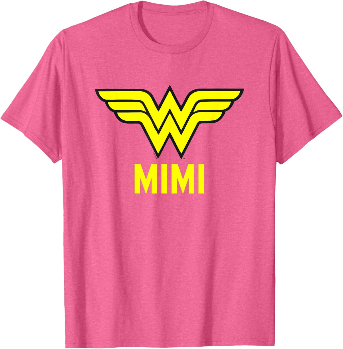 Wonder Woman Wonder Mimi T-Shirt - Pink Heather