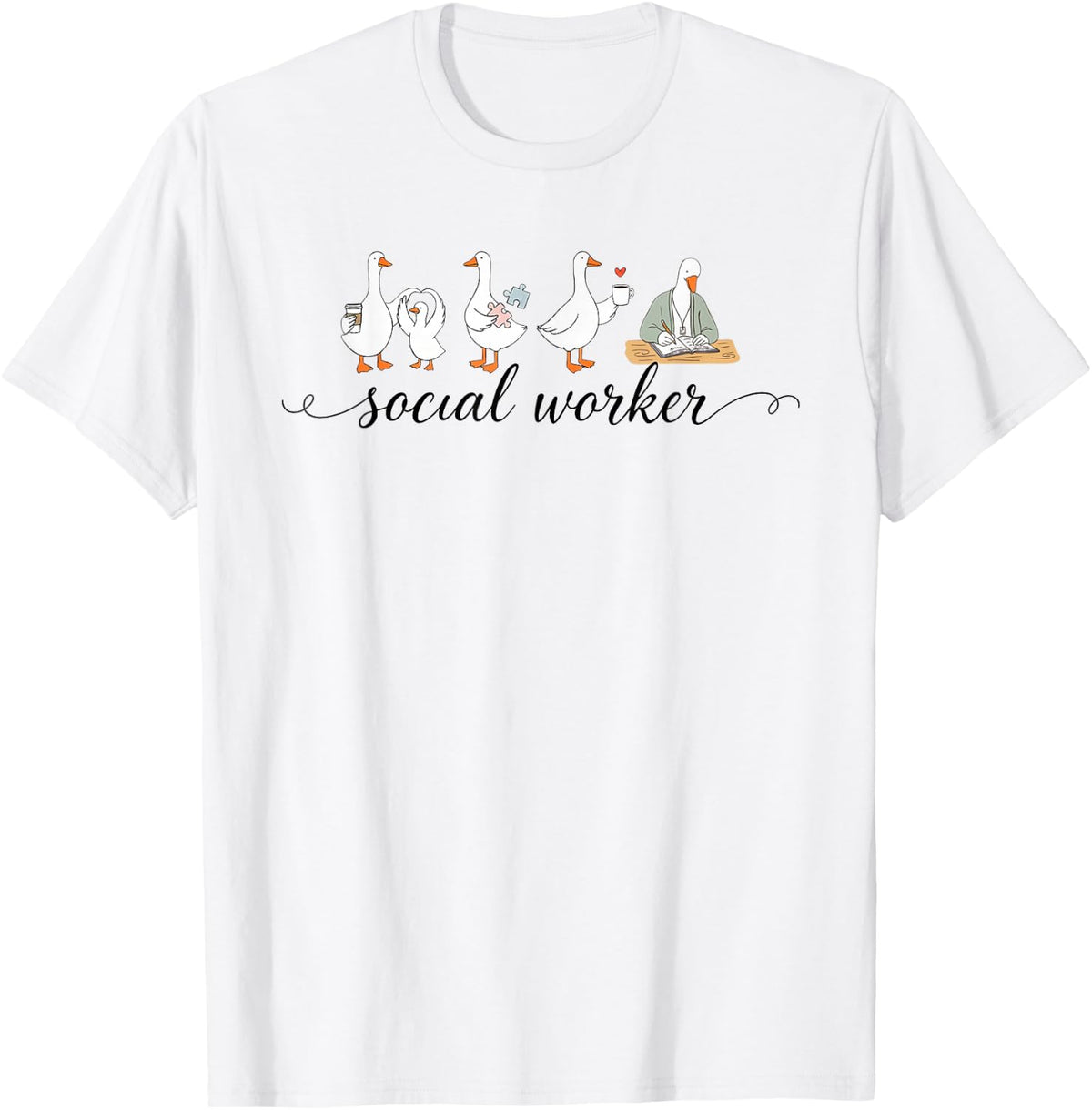 Social Worker Social Workers Licensed Caseworker LMSW T-Shirt - White