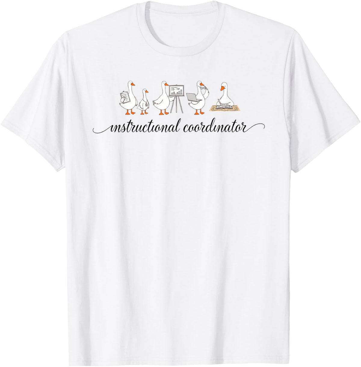 Instructional Coordinator Curriculum Specialist Designer T-Shirt - White