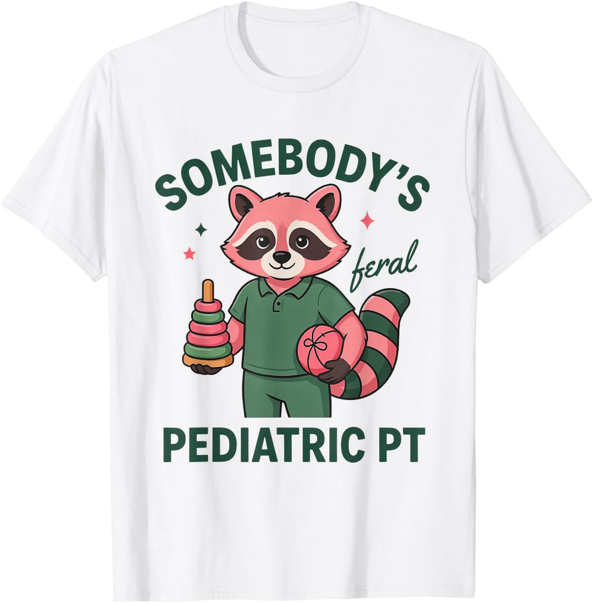 Pediatric Physical Therapy Kids Physiotherapy Therapist T-Shirt - White