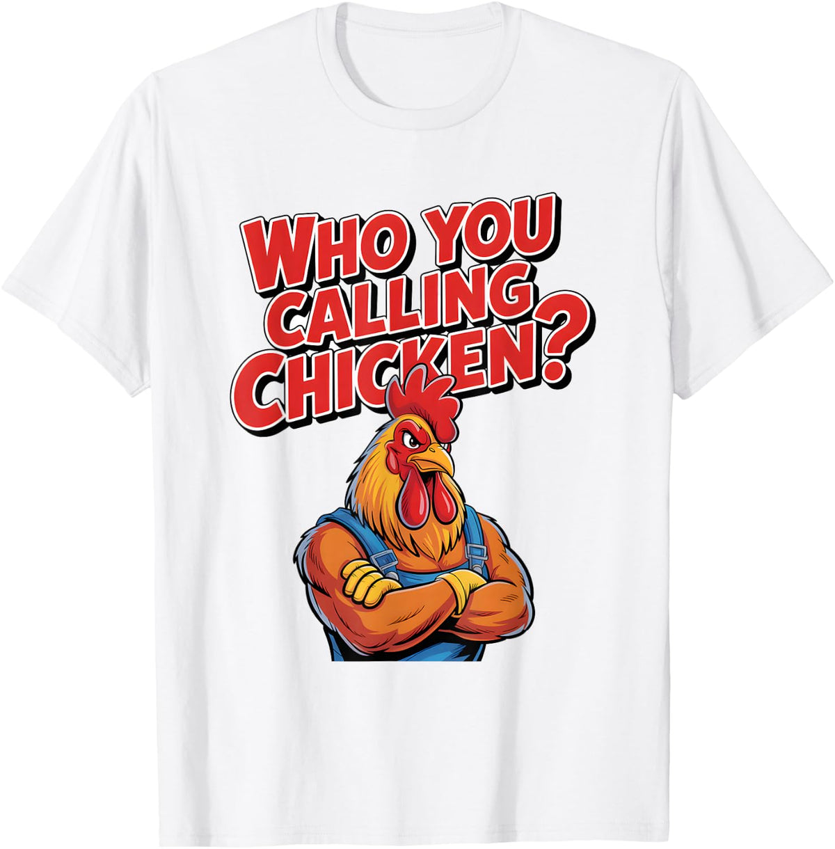 Funny Chicken Jokes Chickens Kids T-Shirt - White