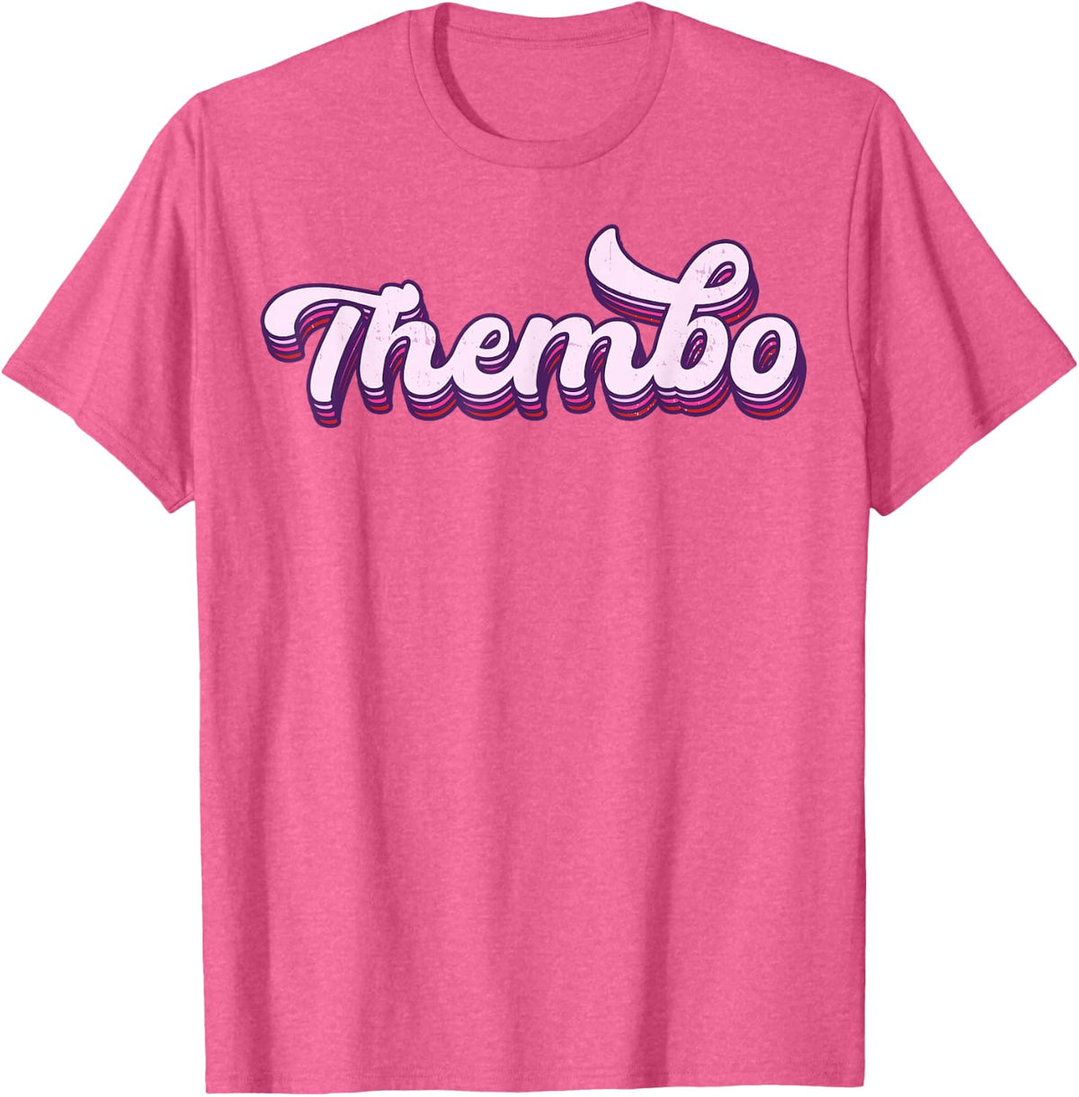 Funny Bimbo LGBTQ Genderfluid Pride Nonbinary People LGBT T-Shirt - Pink Heather