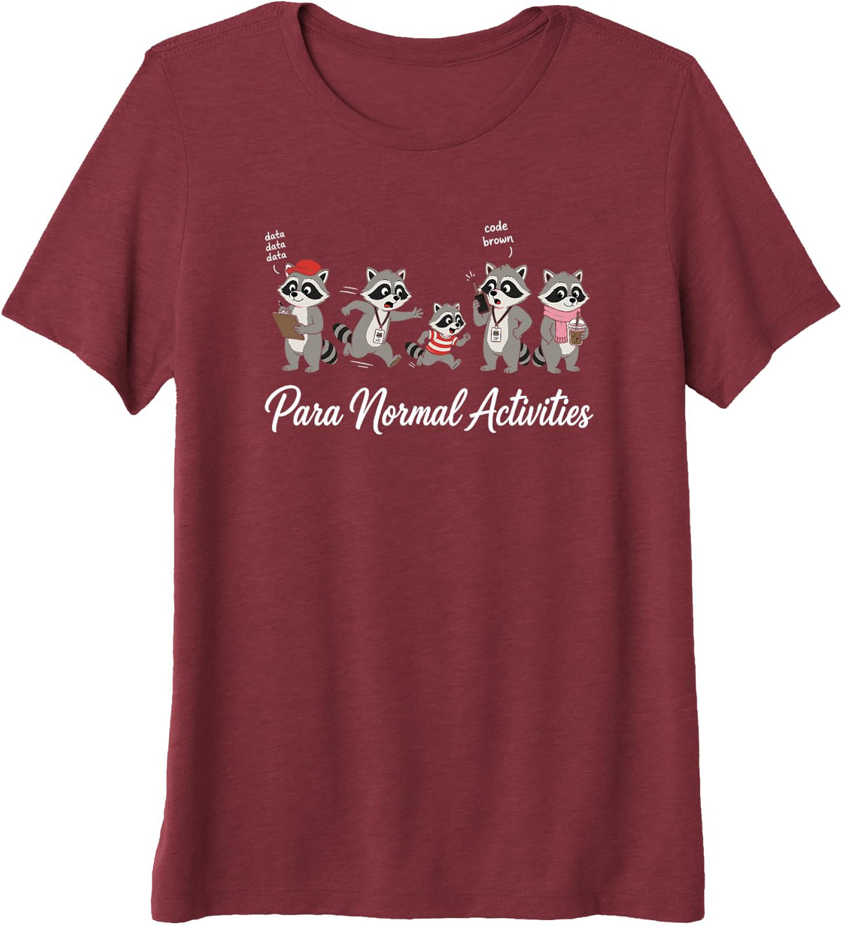 para Normal Activities SPED Special Education Teacher Premium Tri-Blend T-Shirt - Burgundy